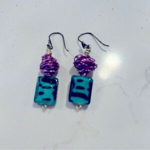 Set of 12 pairs of handmade earrings